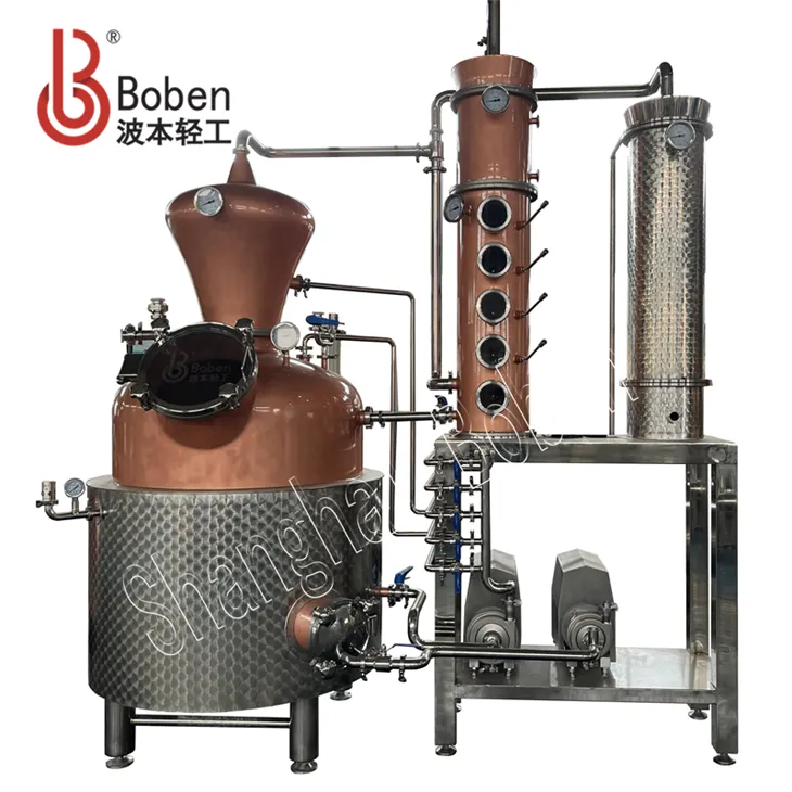 650L Branda Driogaire Still Copper Drioglann Trealamh